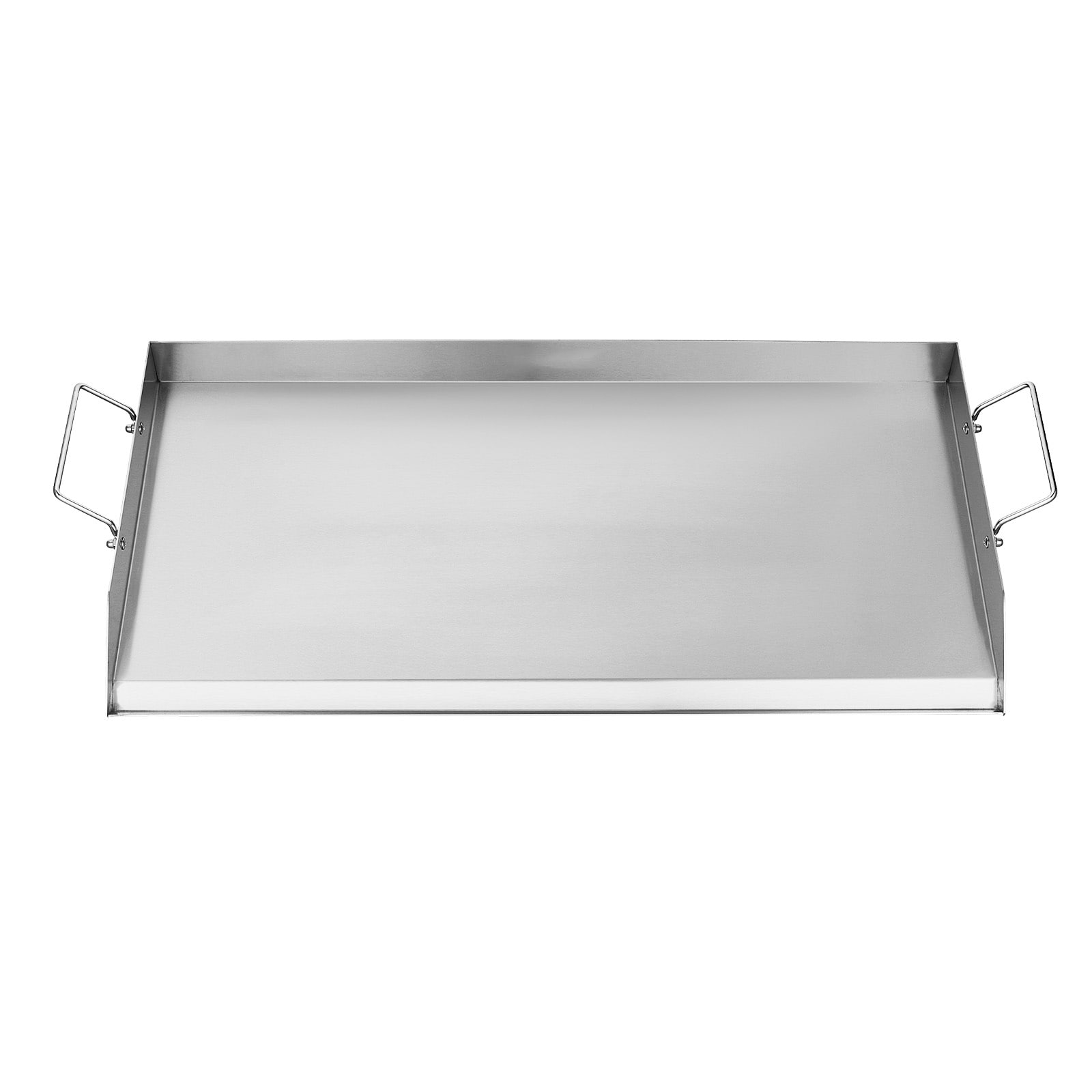 32x16 In Flat Top Griddle Stainless Steel Universal BBQ Grill Pan Cookware_voghion.com
